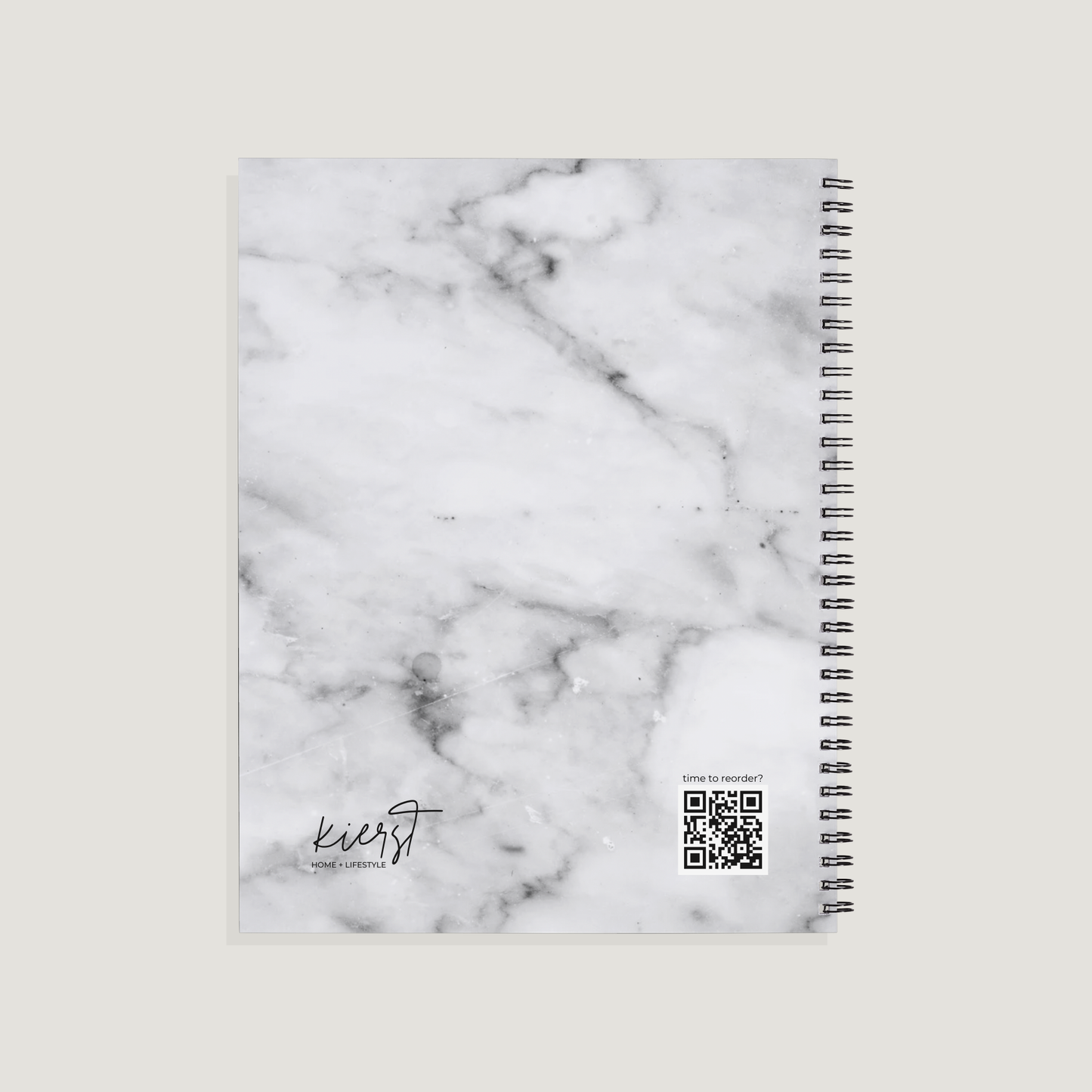 Academic Year Planner Lived-In Grey Marble