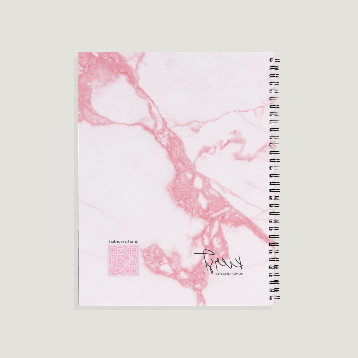 Academic Year Planner Pink Marble