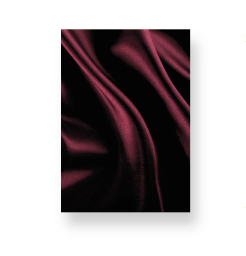 Signature Velvet Noir Silk Print Notebook