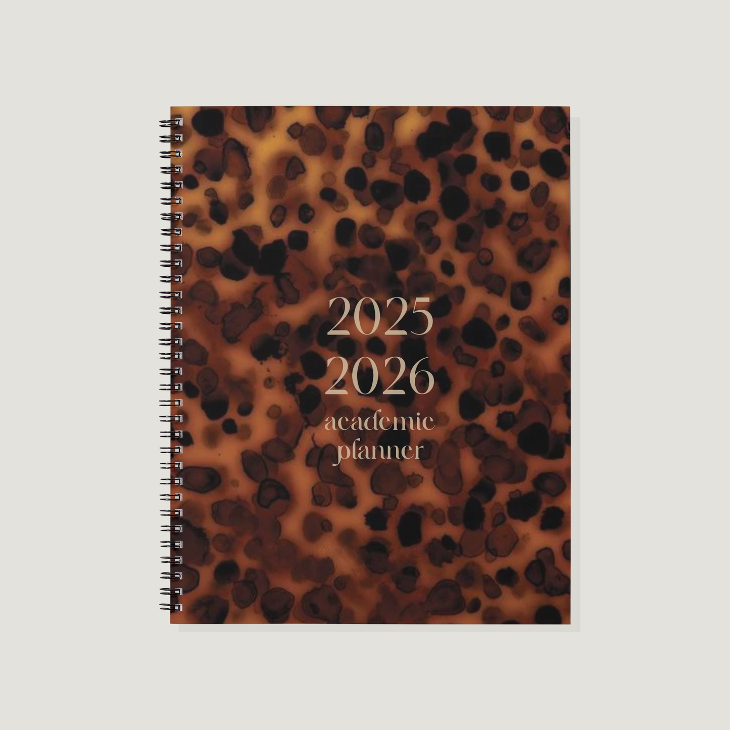 Academic Year Planner Ember Tortoise