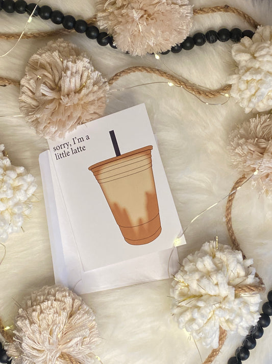 A Little Latte Card - createdbykierst