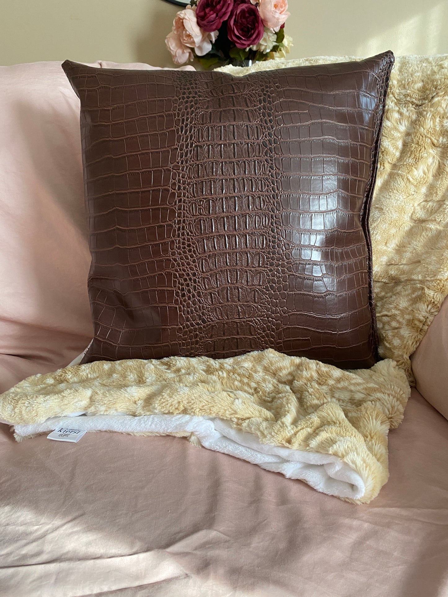 Fawn Faux Fur Throw Blanket - createdbykierst