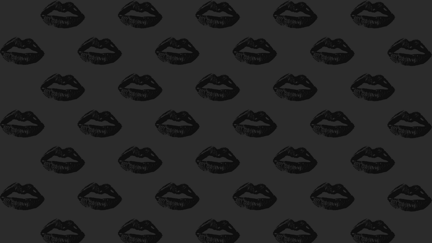 Black Lips on Charcoal