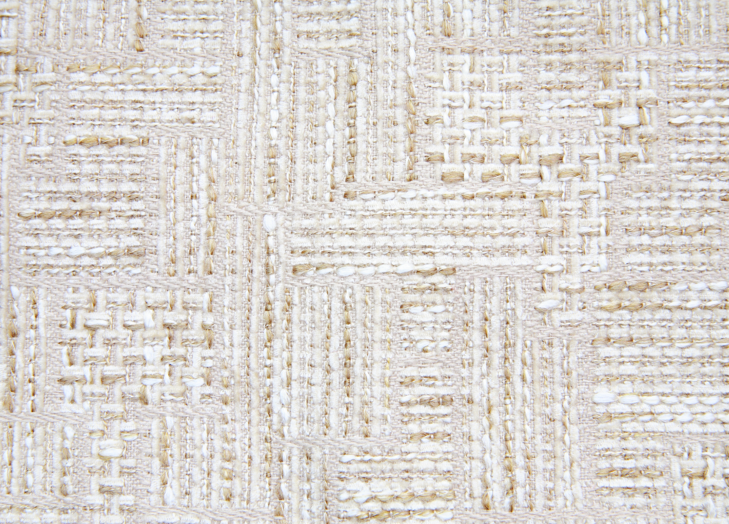 Cream and Gold Tweed