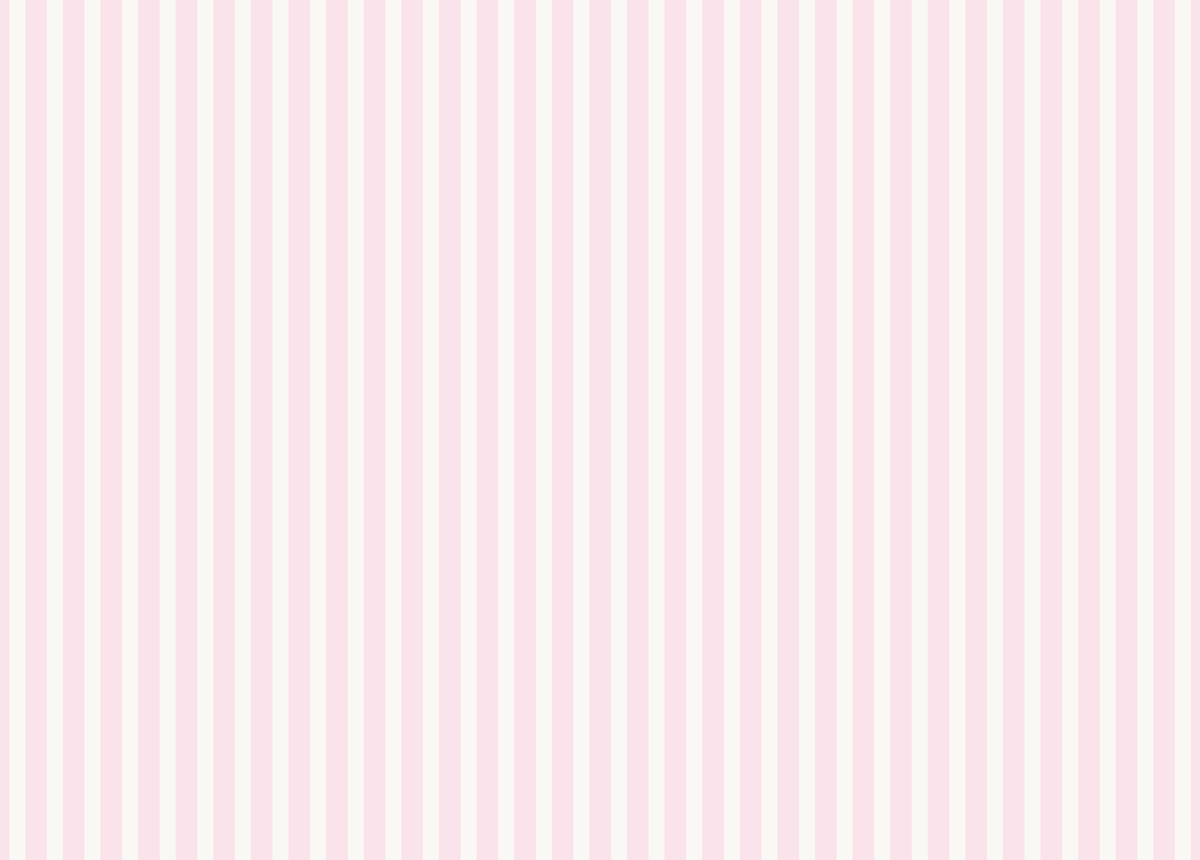 Signature Pink + Cream Stripes