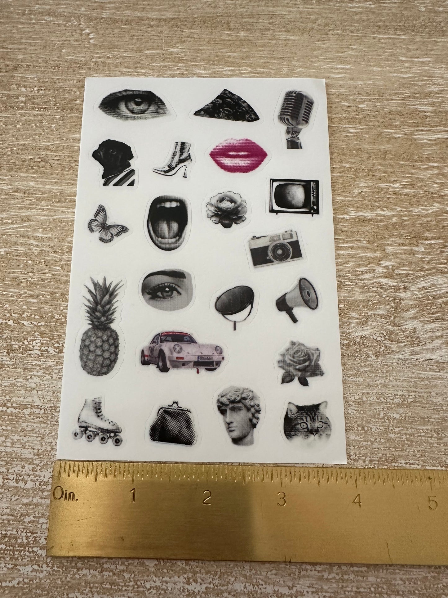 Vintage Inspired Sticker Sheet