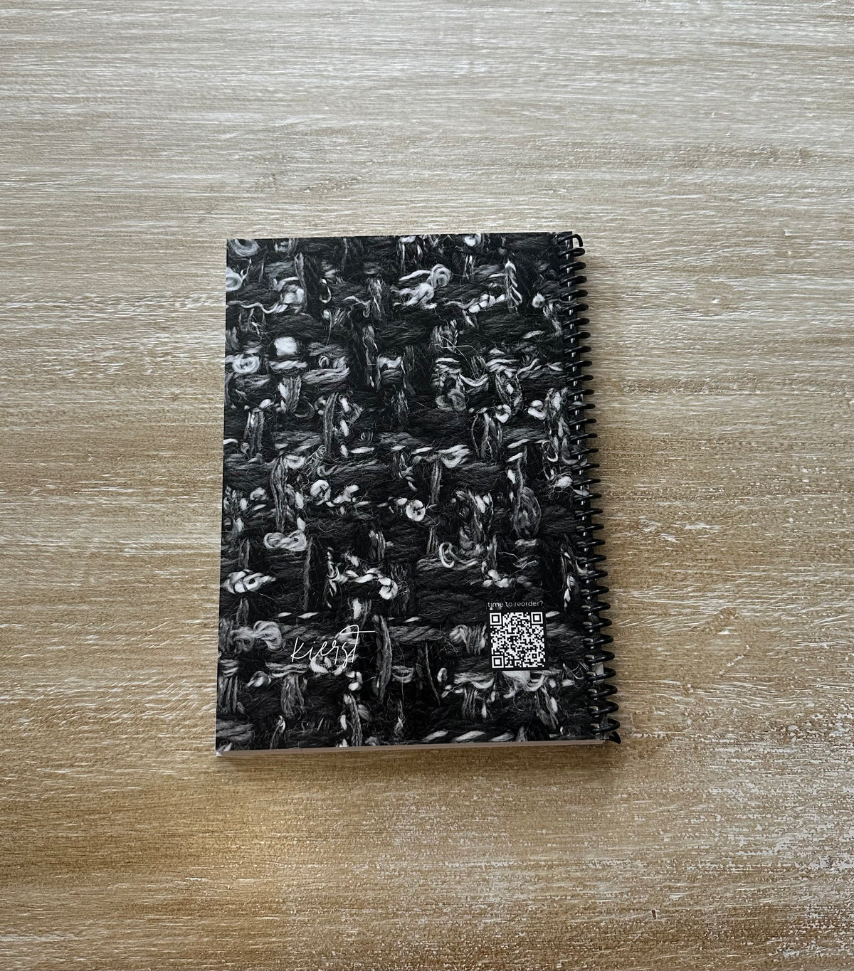 Grey Tweed Notebook