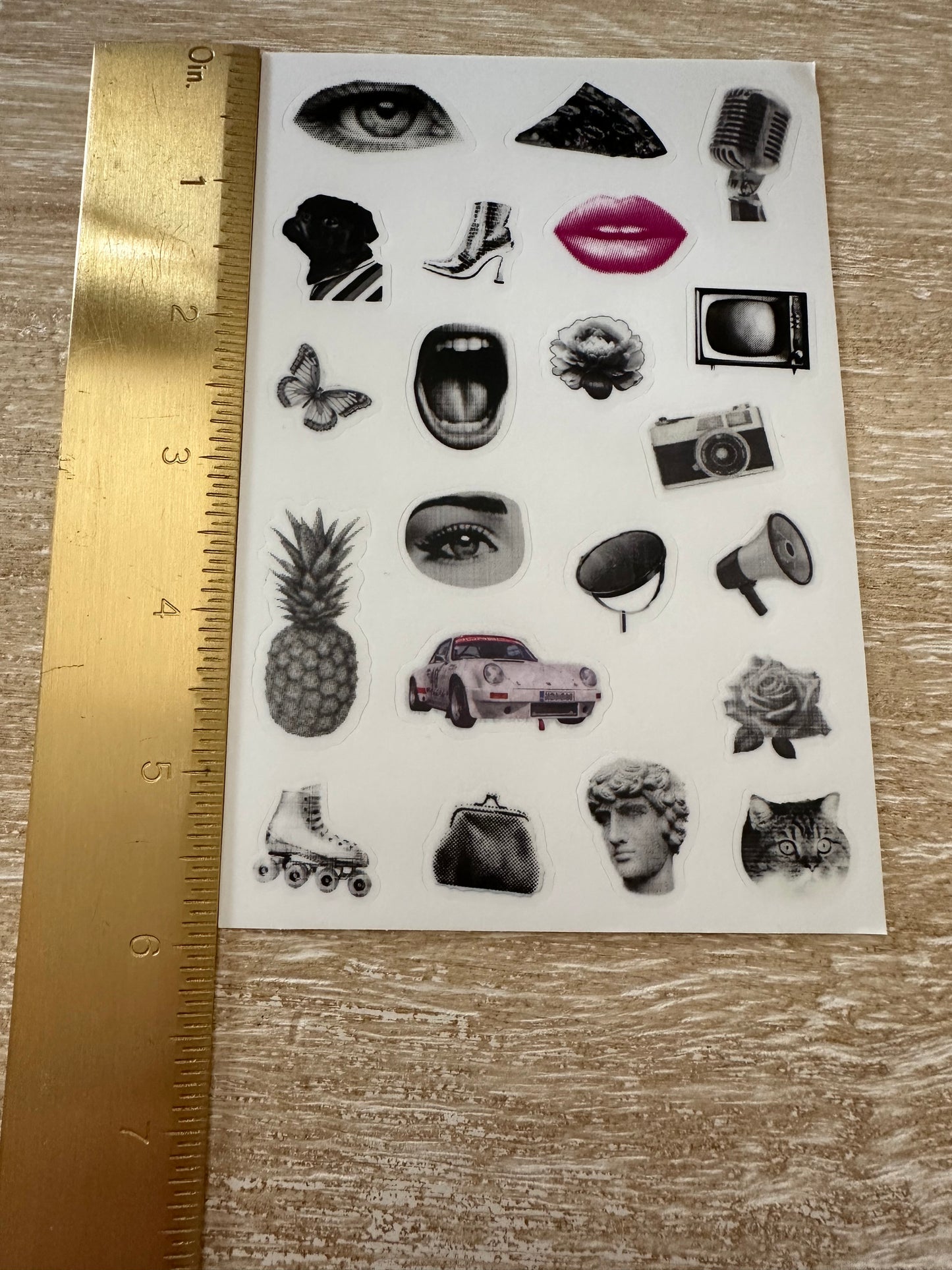 Vintage Inspired Sticker Sheet