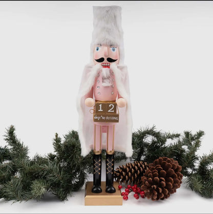 Pink 19” Countdown Nutcracker