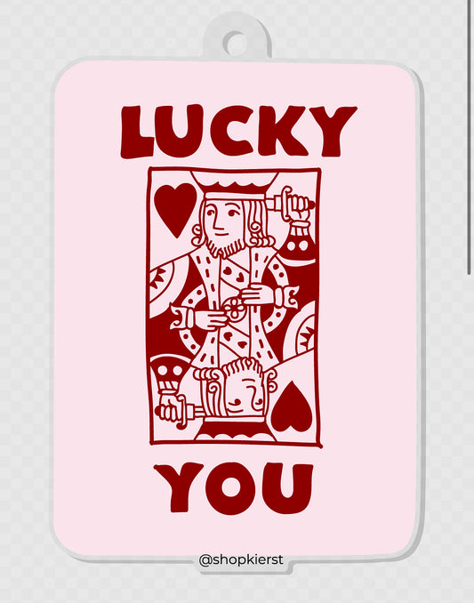 Lucky King of Hearts Ornament + Keychain