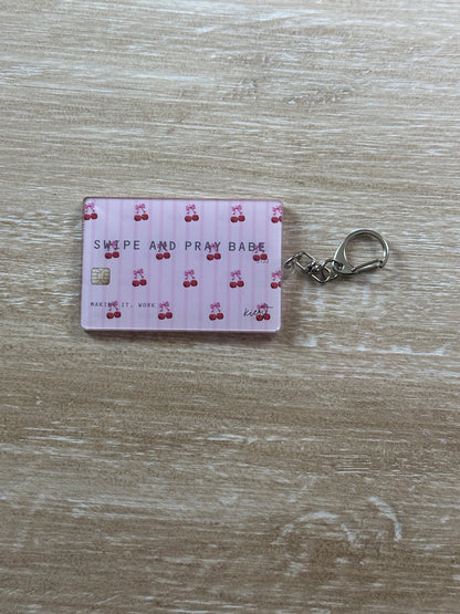 Swipe + Pray Keychain