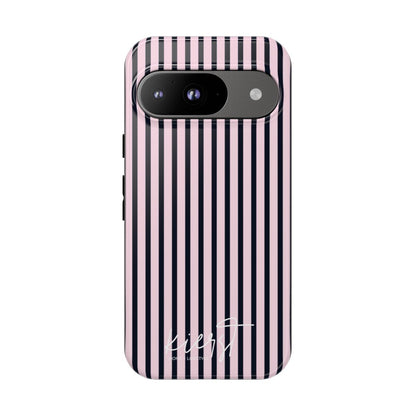 Signature Pink + Signature Storm Stripe Google Pixel Phone Case