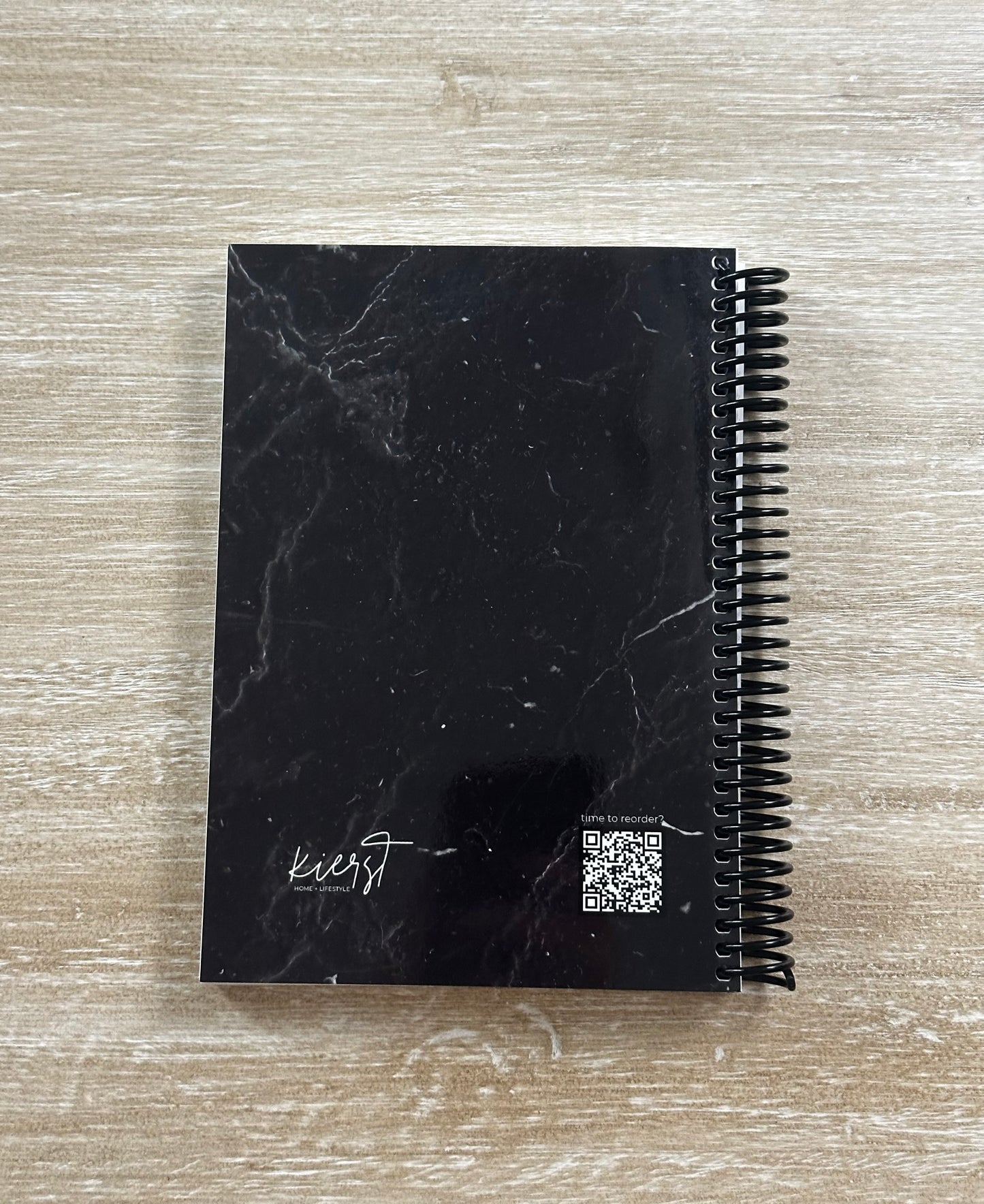 Black Marble Notebook