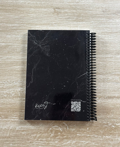 Black Marble Notebook