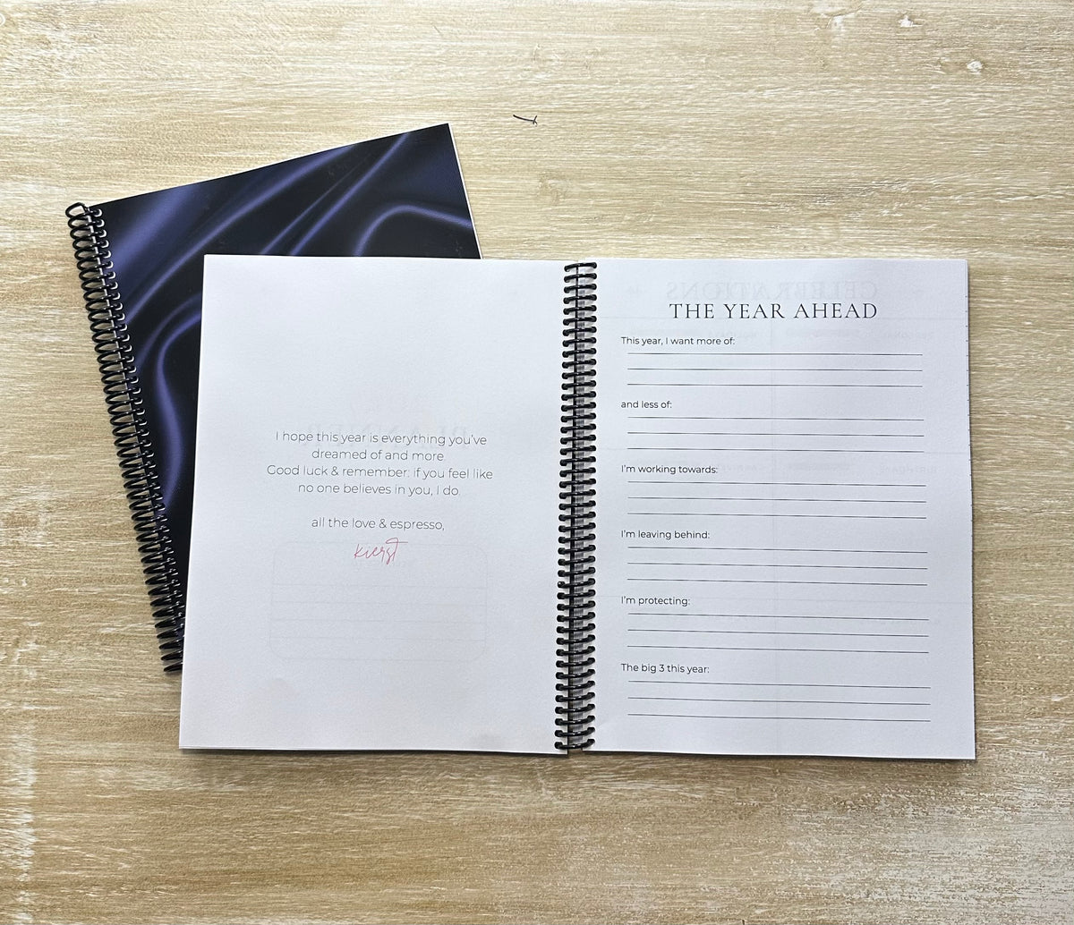 2027 Navy Silk Lifestyle Planner