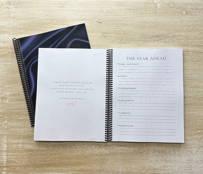 2027 Navy Silk Lifestyle Planner