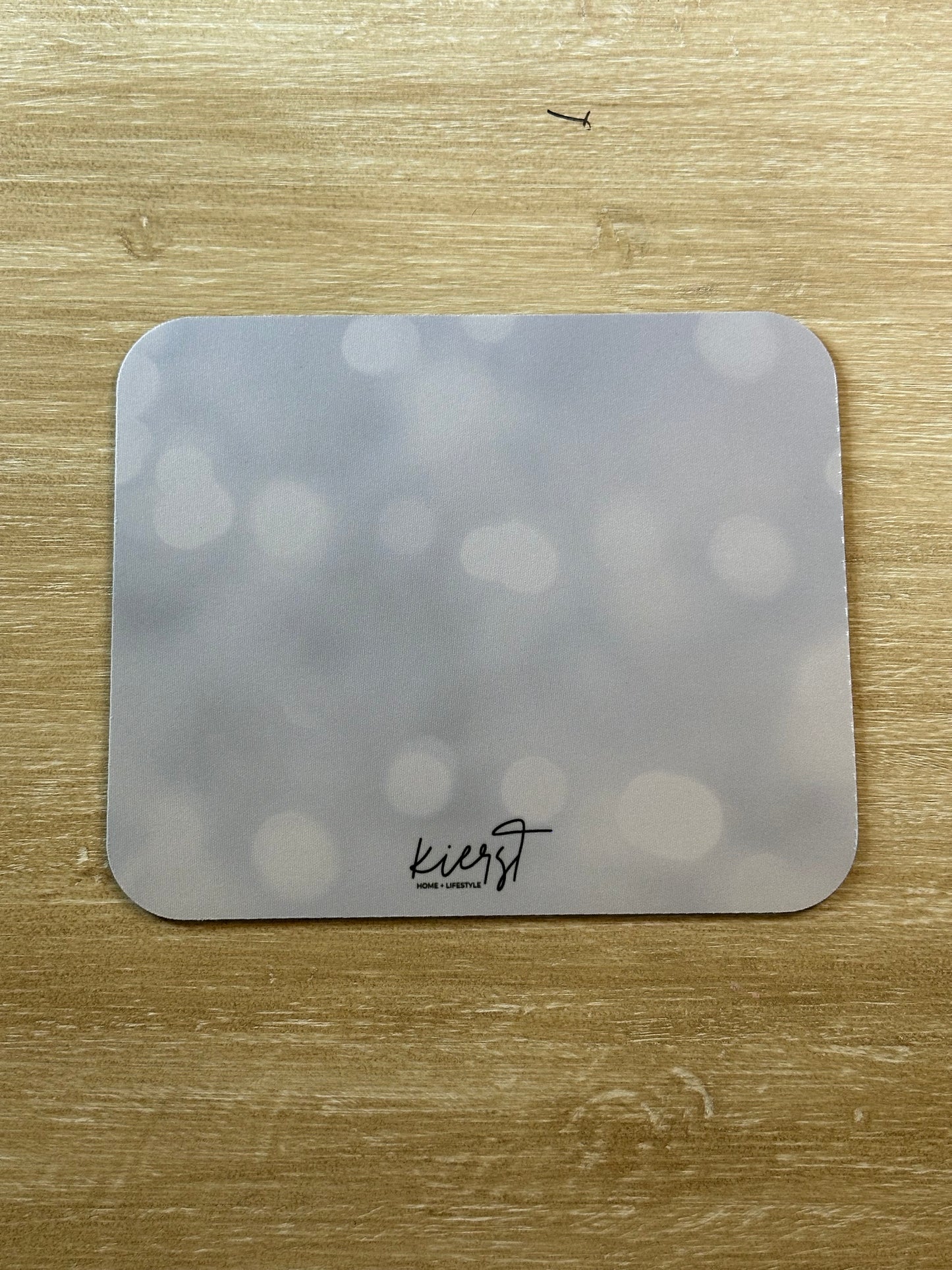 White Sparkle Mouse Pad