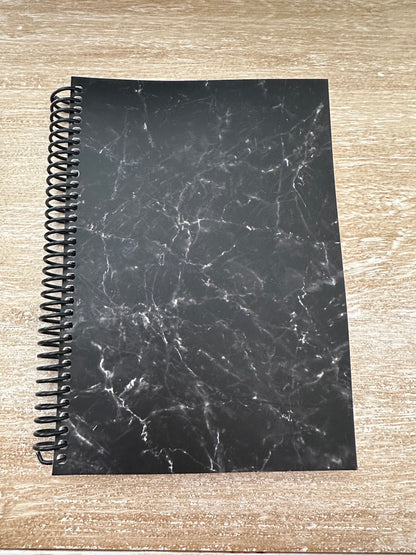 Black & White Marble Notebook