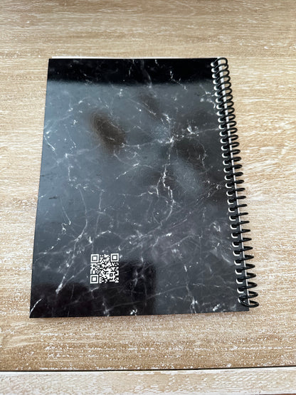 Black & White Marble Notebook