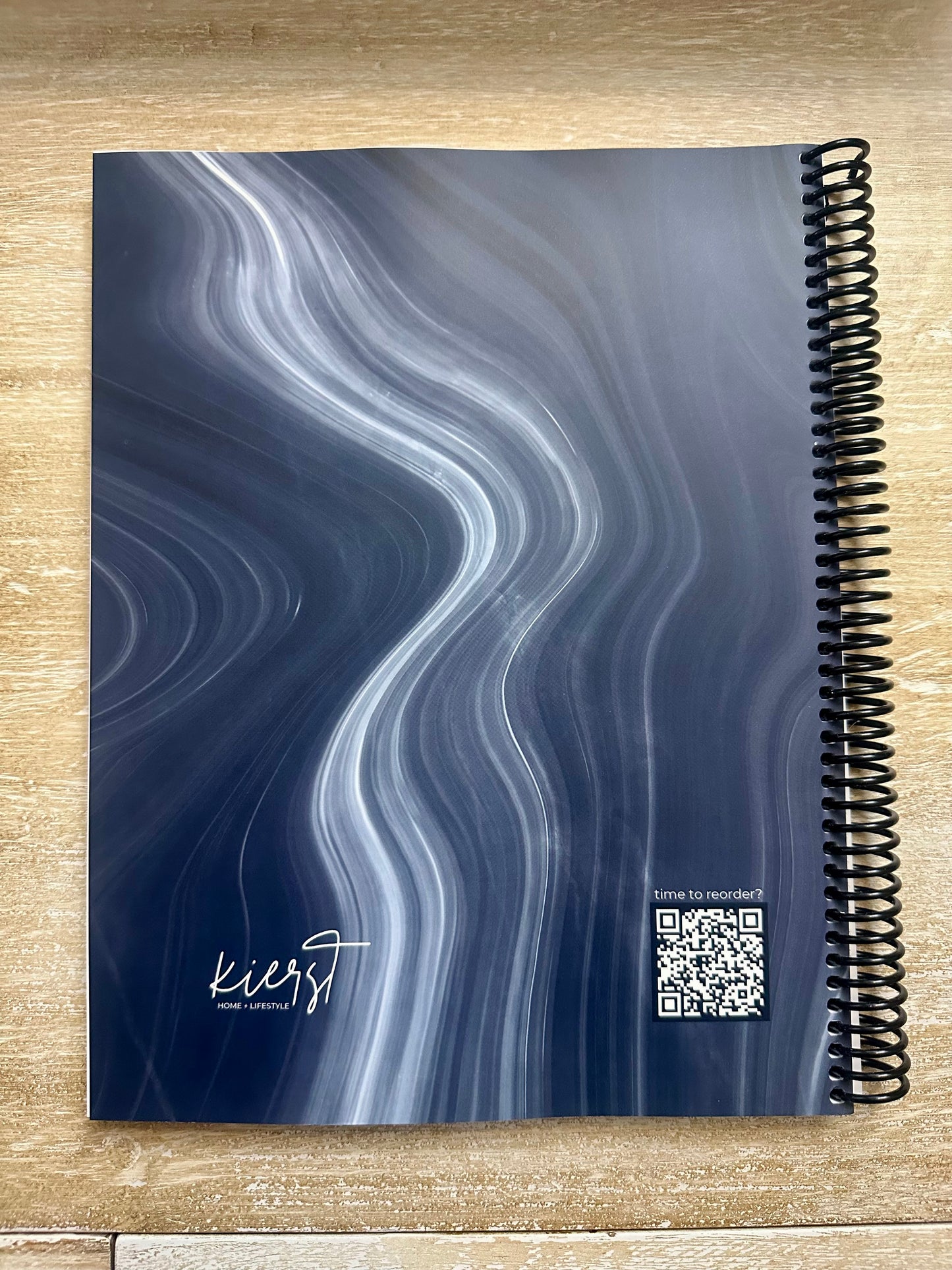 Navy Marble Notebook