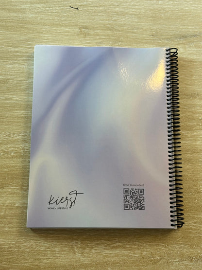 2026 - 2027 Lilac Marble Mid Year Lifestyle Planner