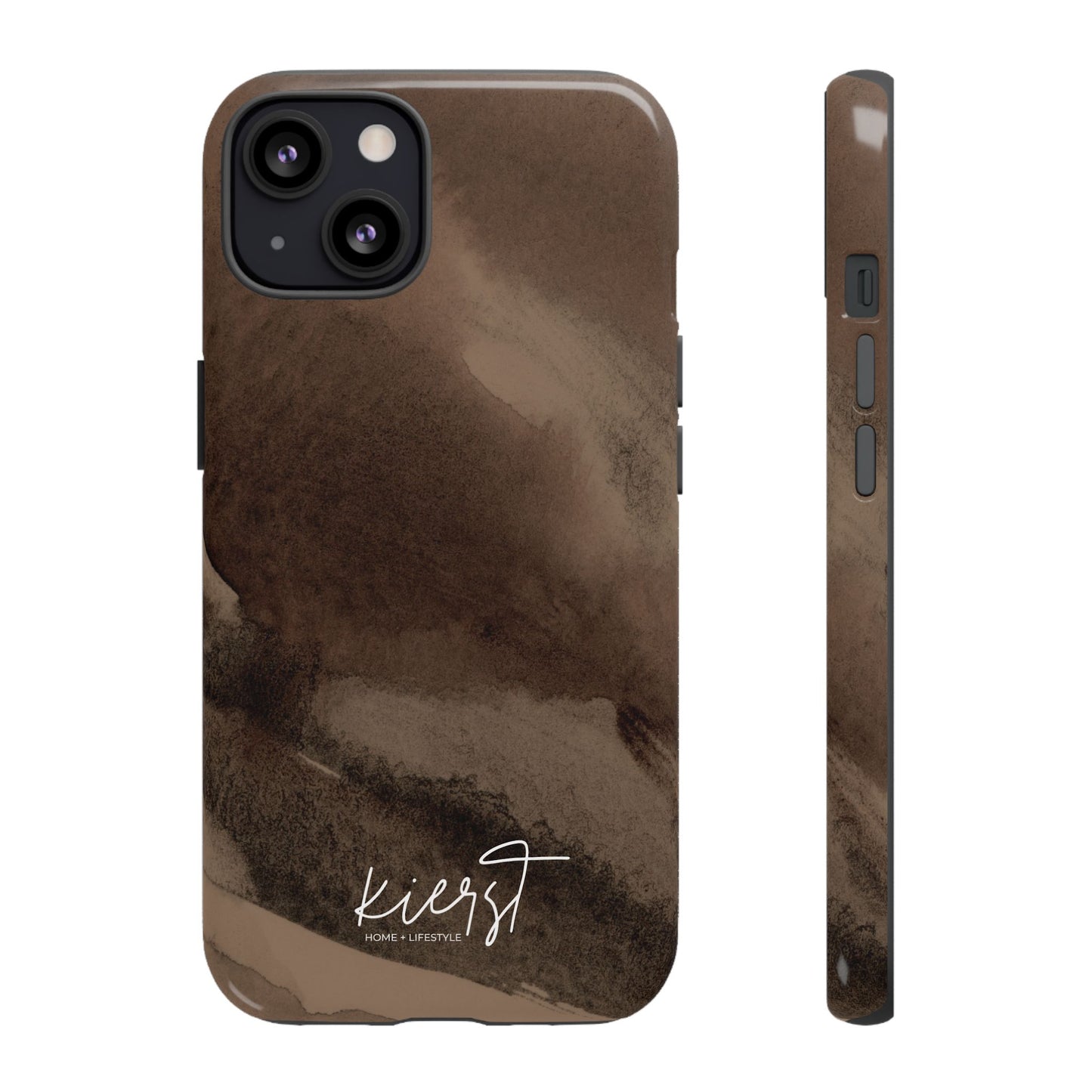 Brown Abstract iPhone Case