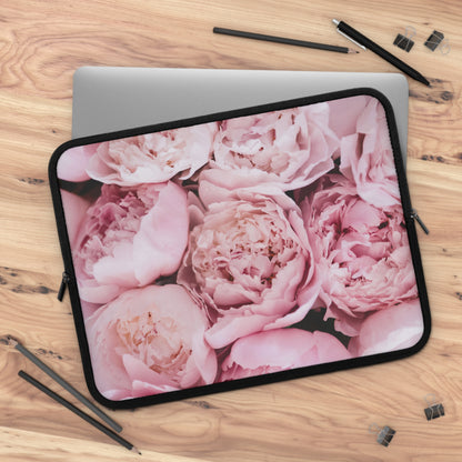 Pink Peonies Laptop Sleeve