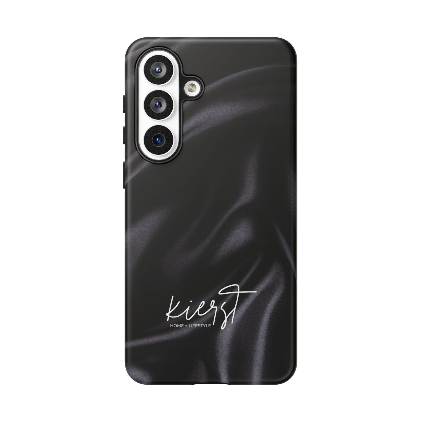 Black Silk Print Samsung Galaxy Phone Case