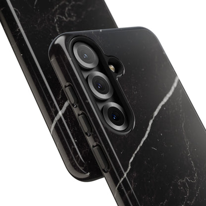 Black Marble Samsung Galaxy Phone Case
