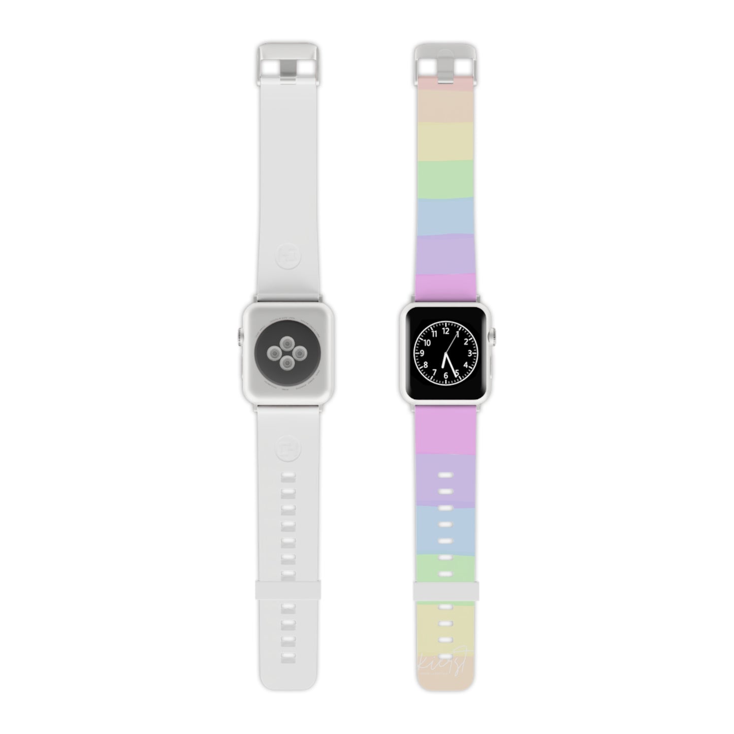 Pastel Rainbow Apple Watch Band – Soft Hues, Bold Energy