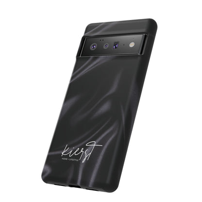 Black Silk Print Google Pixel Phone Case