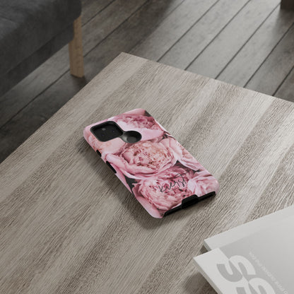 Pink Peonies Google Pixel Phone Case | Romantic Florals, Everyday Function