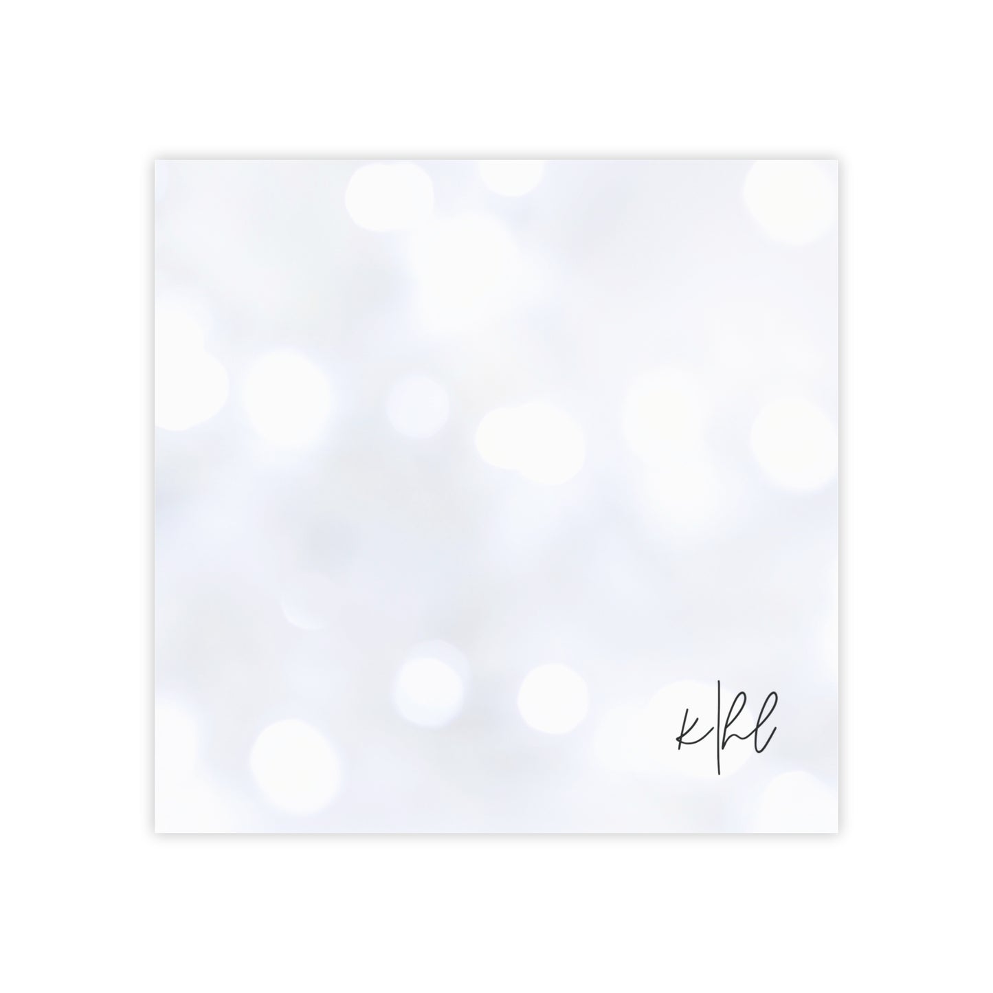 White Sparkle Post-it® Note Pad