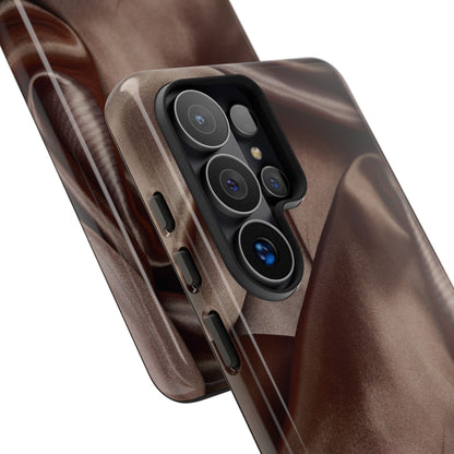Chocolate Silk Print Samsung Galaxy Phone Case