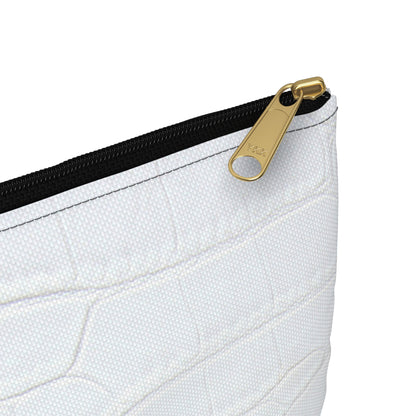 White Alligator Accessory Pouch