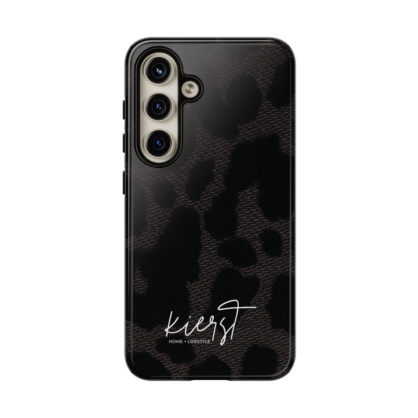 Black Leopard Samsung Galaxy Phone Case