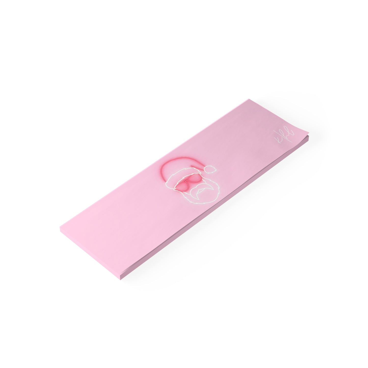 Neon Sign on Pink Post-it® Note Pad
