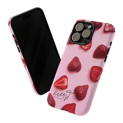 Strawberries iPhone Case | A Sweet Statement Rooted in Soft Luxury