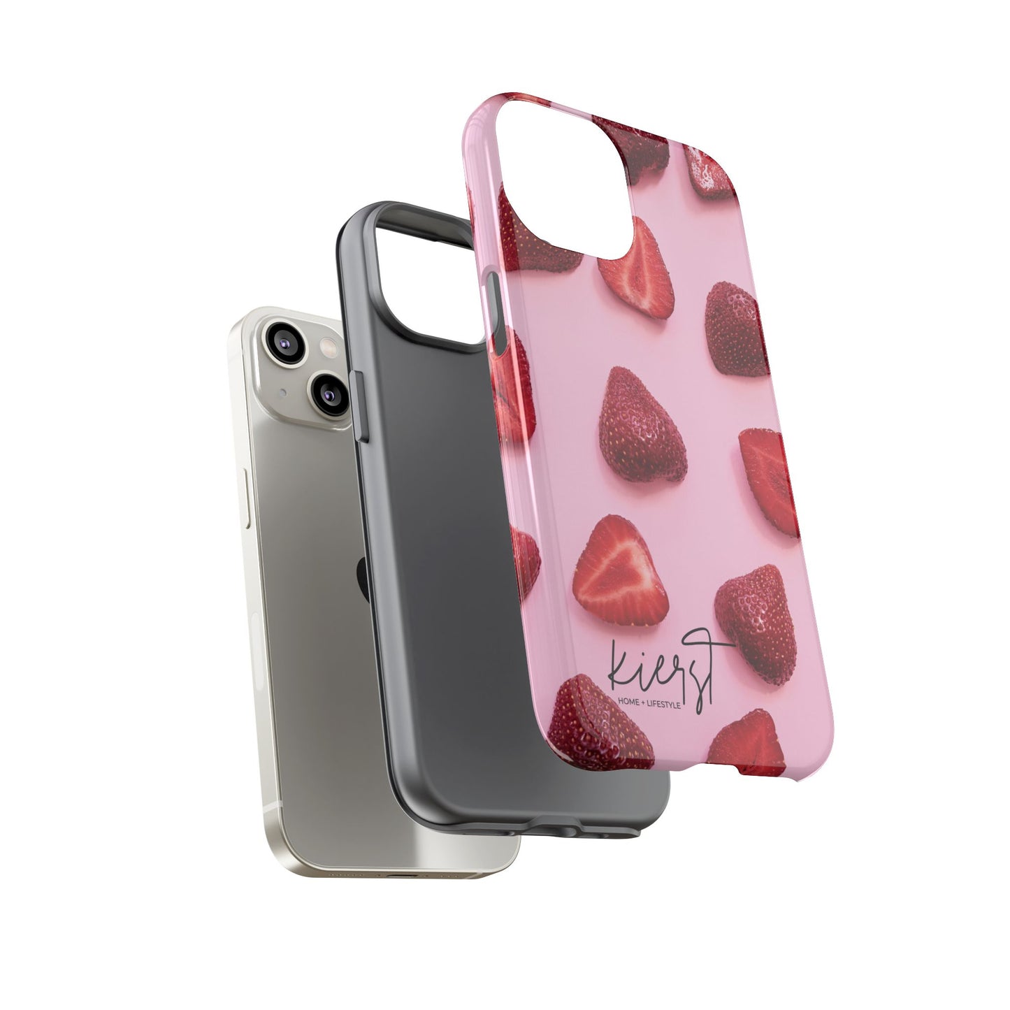 Strawberries iPhone Case | A Sweet Statement Rooted in Soft Luxury