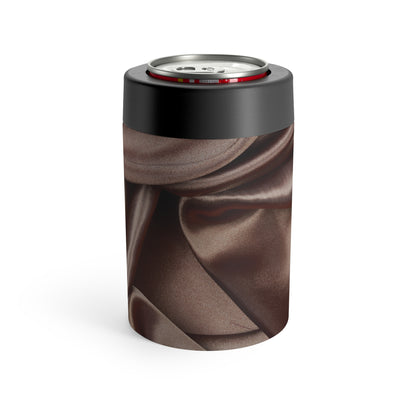 Chocolate Silk Print Can Holder