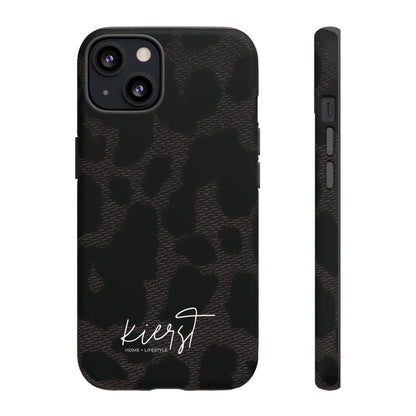 Black Leopard iPhone Case
