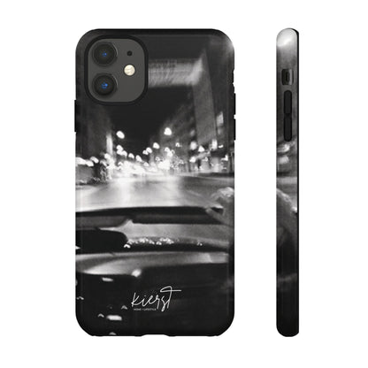 Faded Summer Nights iPhone Case | A Cinematic Blur of City Lights and Nostalgia