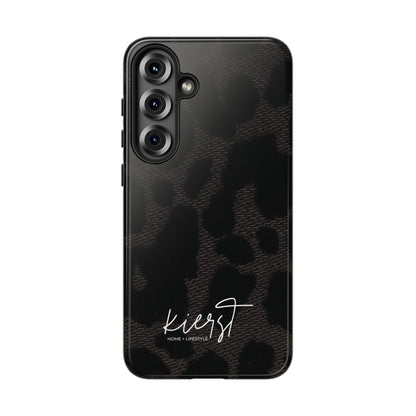 Black Leopard Samsung Galaxy Phone Case