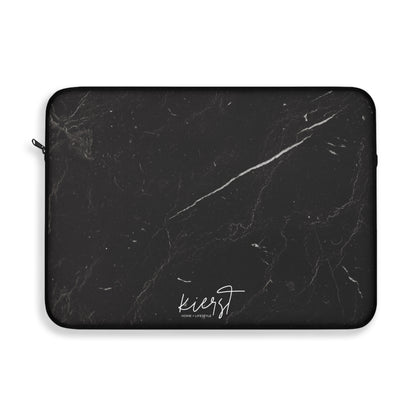 Black Marble Laptop Sleeve | Sleek + Sophisticated Protection