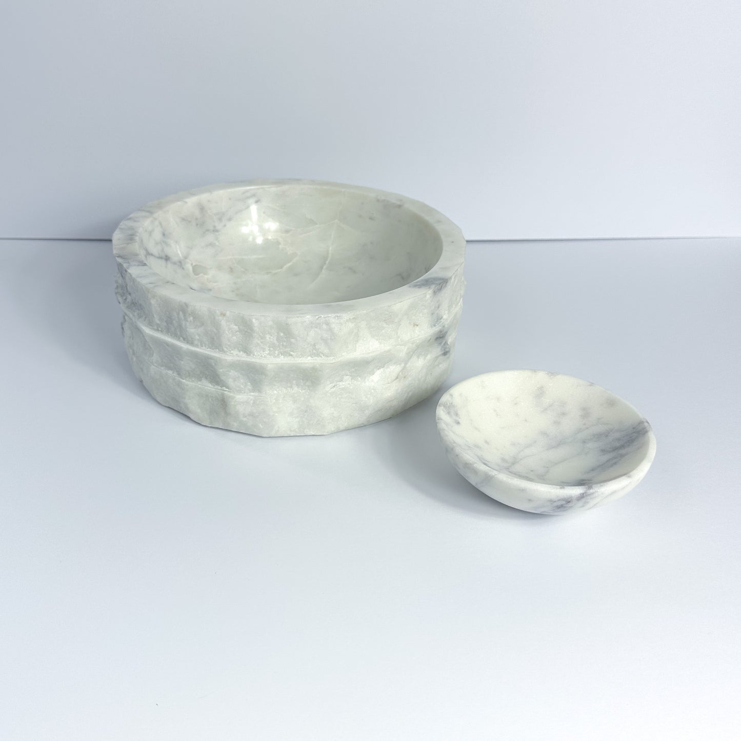 Raw Edge Marble Bowl