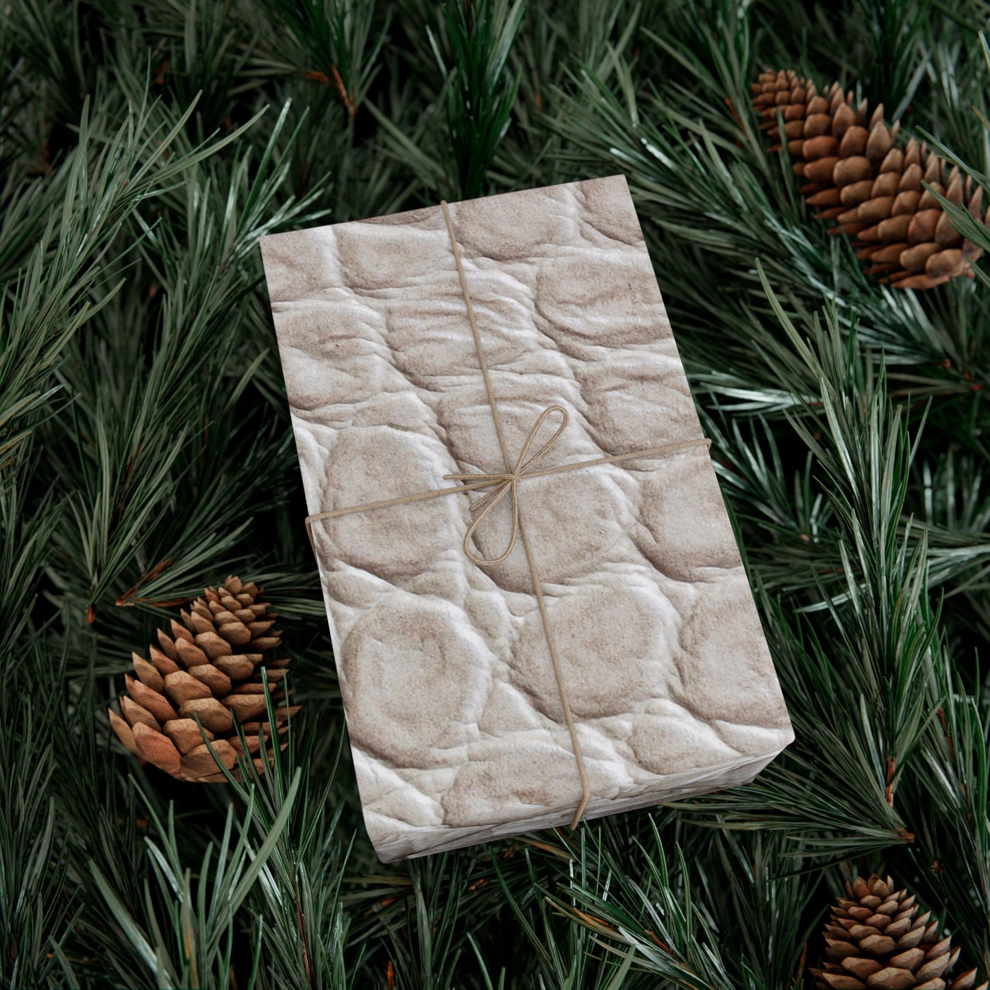Cream Reptile Gift Wrapping Paper
