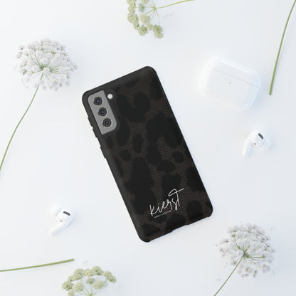 Black Leopard Samsung Galaxy Phone Case