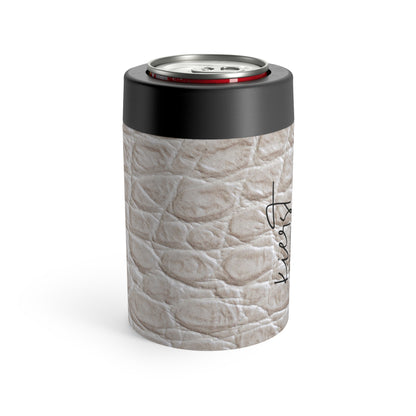 Cream Reptile Print Can Holder