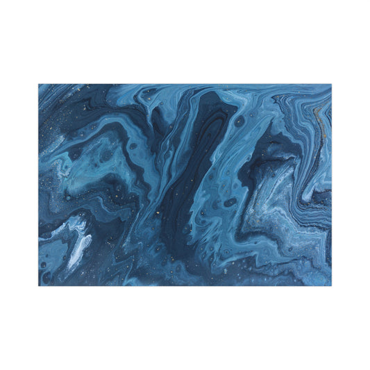 Blue Marble Gift Wrapping Paper