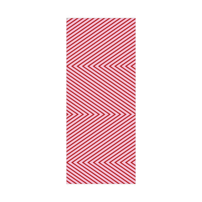 Pink and Red Diagnol Striped Wrapping paper